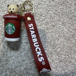 NWOT Starbucks Bearista Keychain